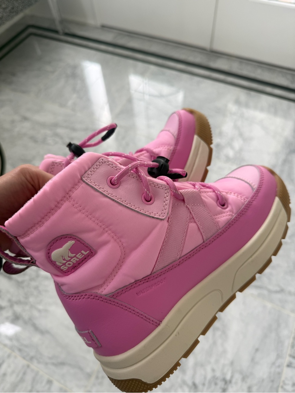 Sorel Kids' Pink Waterproof Winter Boots